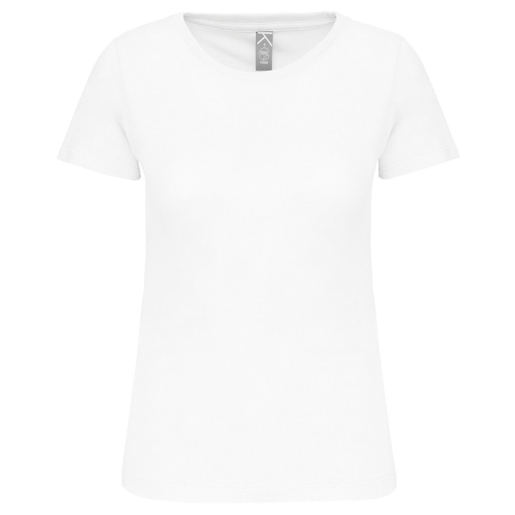 T-shirt BIO150 col rond femme - White