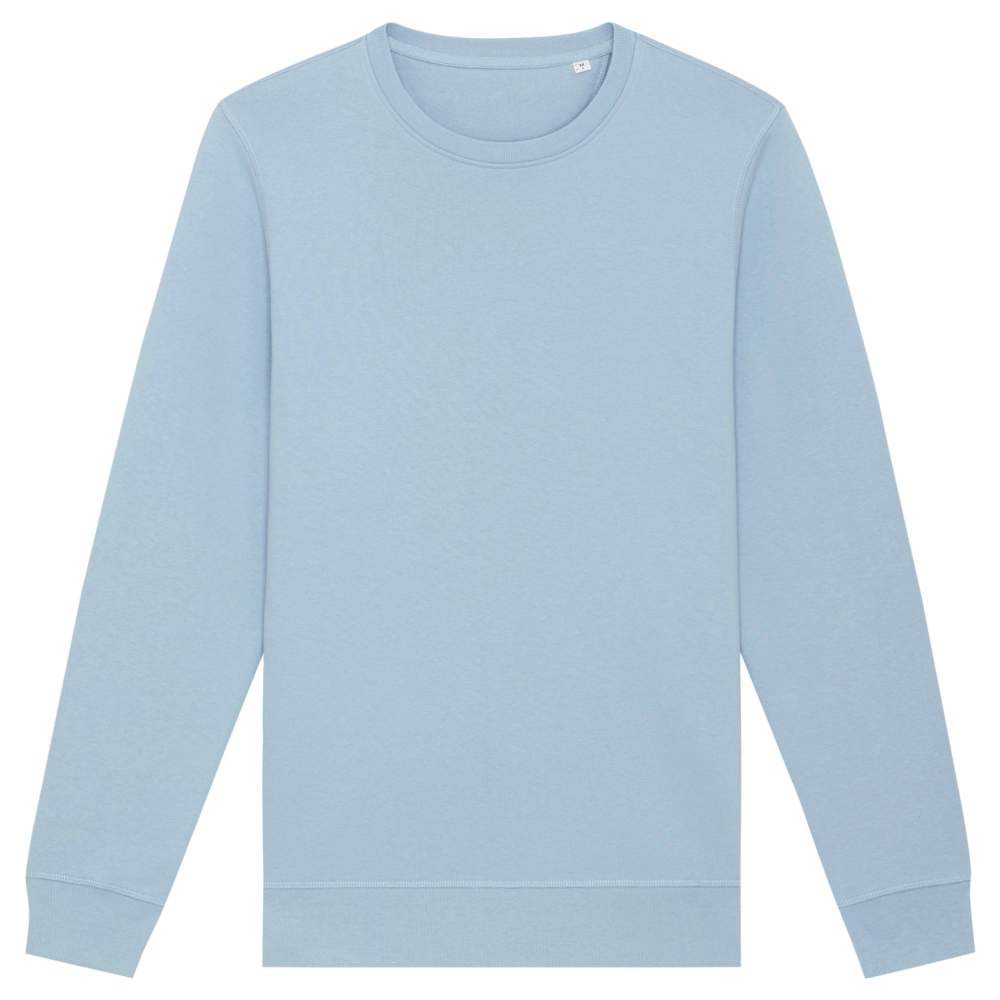 Roller Sweatshirt cotton polyester stsu868 custom - Sky blue