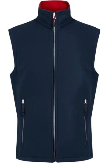 Ascender softshellväst tra925 - Navy / Classic red