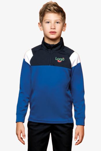 Image produit Sweat d'entrainement 1/4 zip enfant