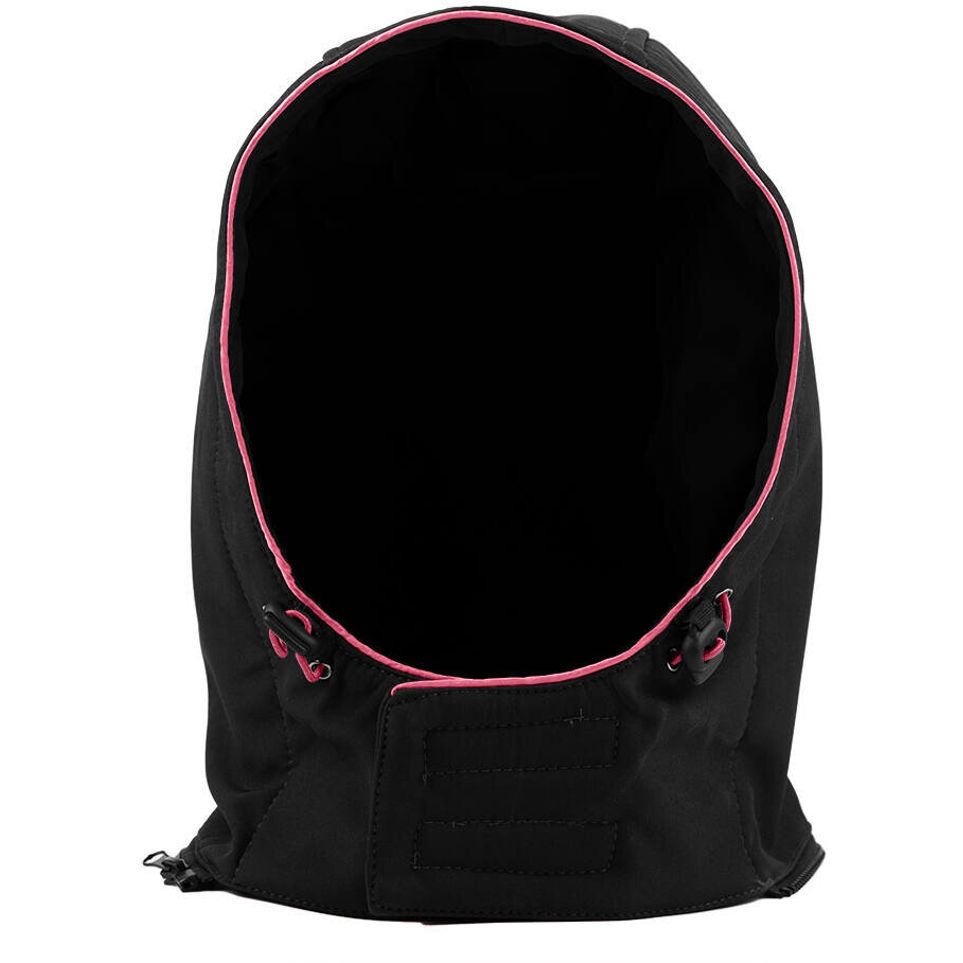 black/fuchsia