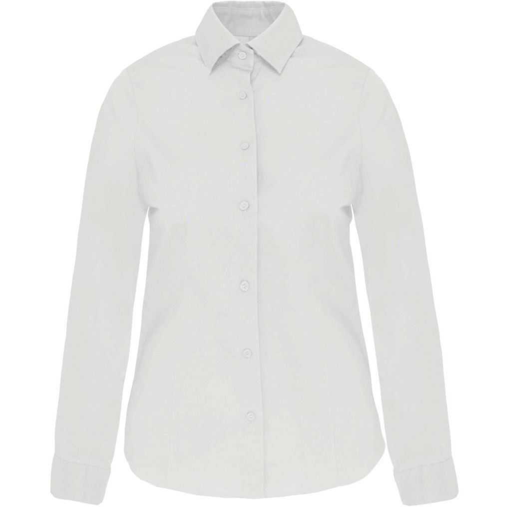 Image produit Long-sleeved cotton / elastane woman's shirt k530
