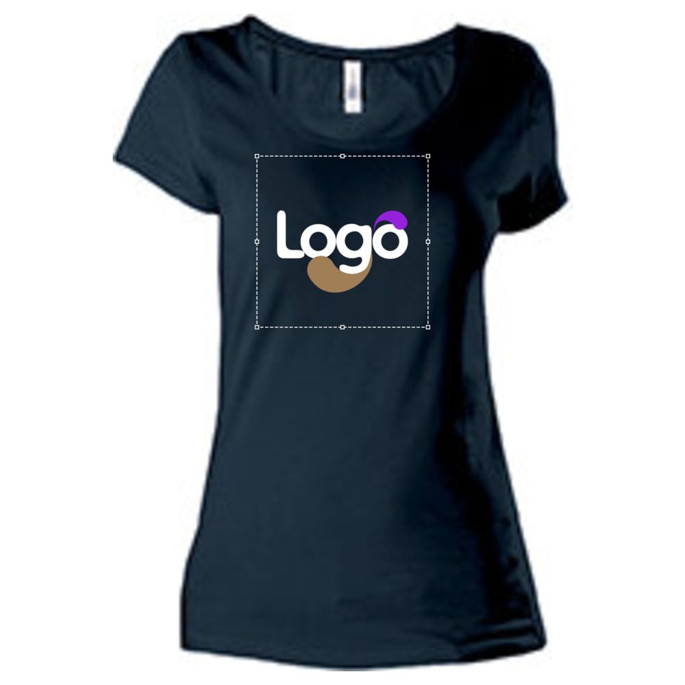Kortärmad t-shirt för dam k360 personliggöring - Dark grey