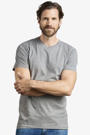 Image produit Premium v-neck-t trøje af simpelt bomuld 3025f