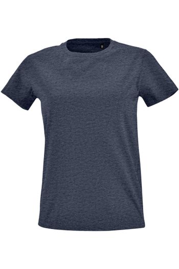 Imperial fit women Tee shirt fitted 02080 - Denim chine
