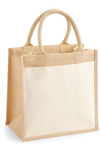 Kleiner Allzweckbeutel aus Jute w426 - Natural
