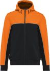 black/orange