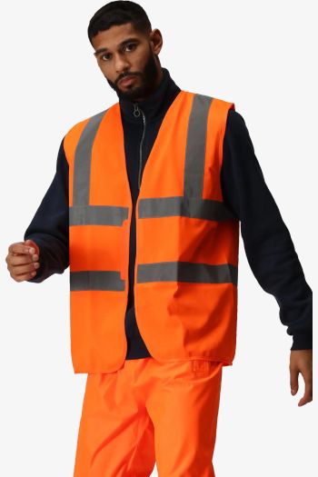 Image produit Men s hi vis vest gilet di sicurezza trs195