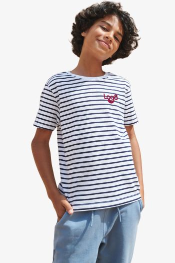 Image produit Kids' striped tee-shirt sm202