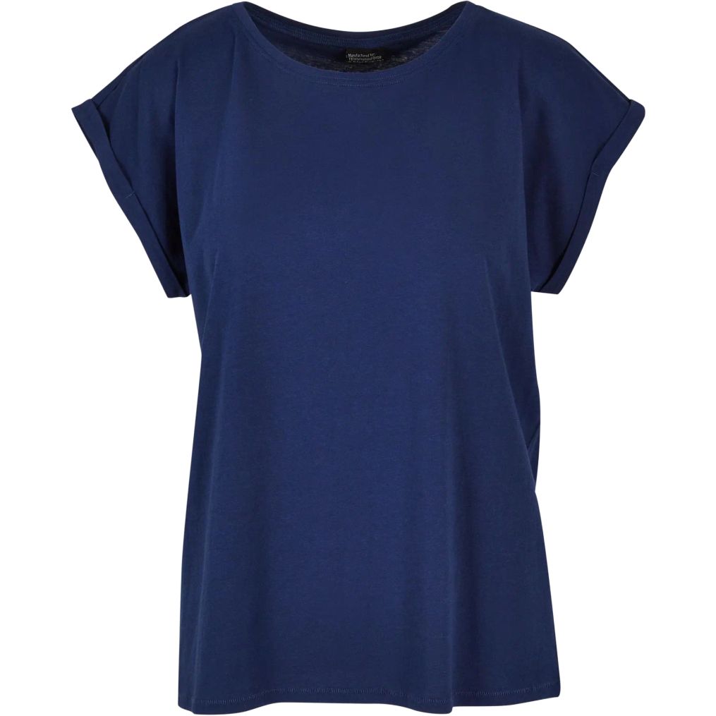 Image produit Damen Tee mit verlängerten Schultern T-Shirt Baumwolle Viskose by021