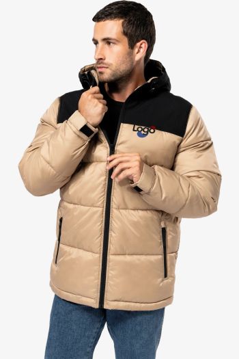 Image produit Tofarvet quiltet parka-dunjakke k6163