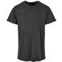 Image produit Camiseta de algodón estándar con cuello redondo lavado ácido by190
