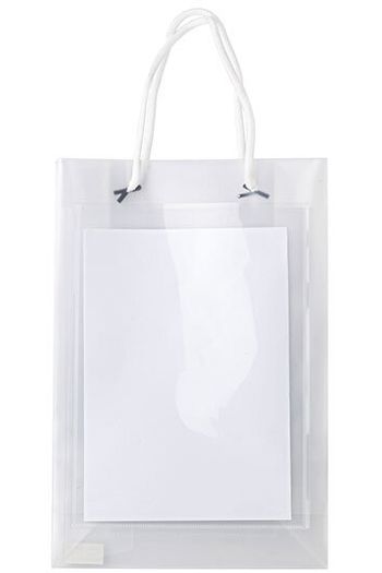 Werbe Tasche maxi Einkaufs Tasche Polypropylen A4 6623 - Natural