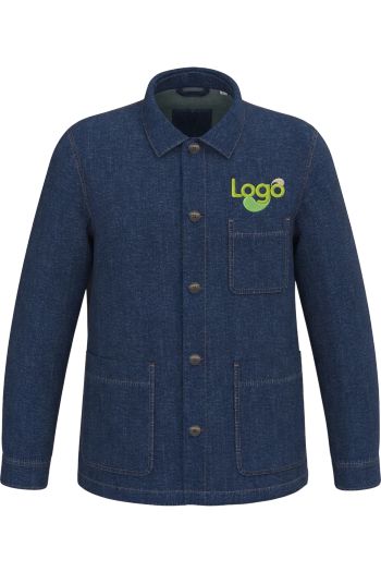 Uniseksowa kurtka dżinsowa na-ns614 - Denim
