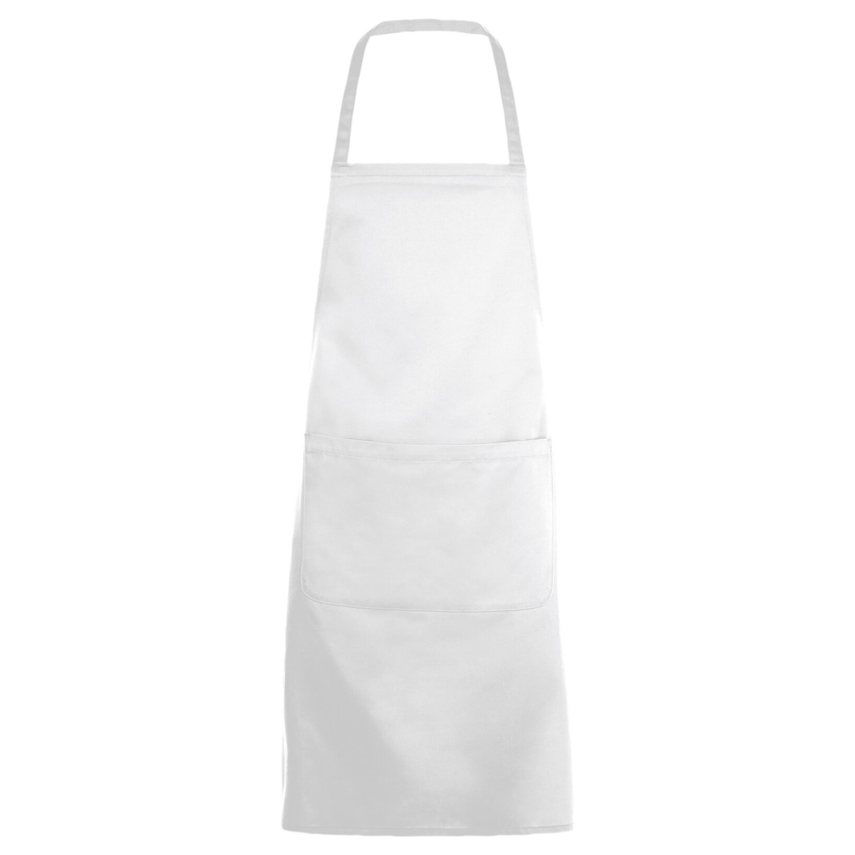 Grembiule lungo con tasca Gramercy 01744 personalizzabile - Blanc