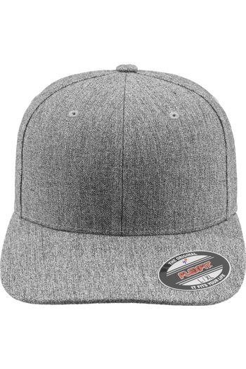 Gorra elegante visera Plain span 6277ps - Heather grey