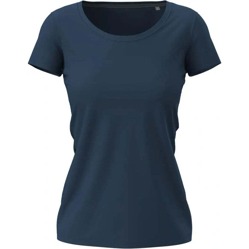 Image produit Claire crew neck Tee shirt Frau Baumwolle elastisch st9700