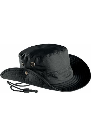 Outdoor hat Cappello in poliestere morbido kp304 - Black