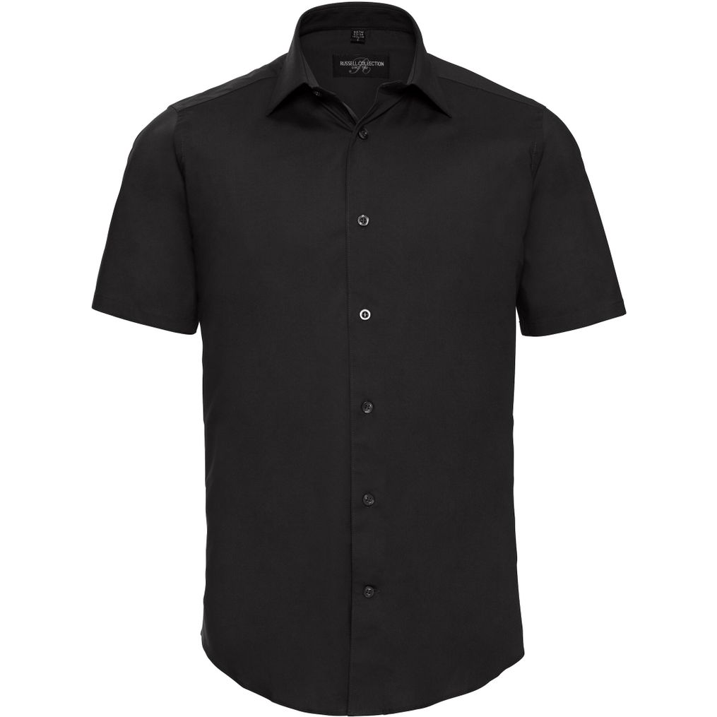 Image produit Men’s short sleeve fitted stretch shirt r-947m-0
