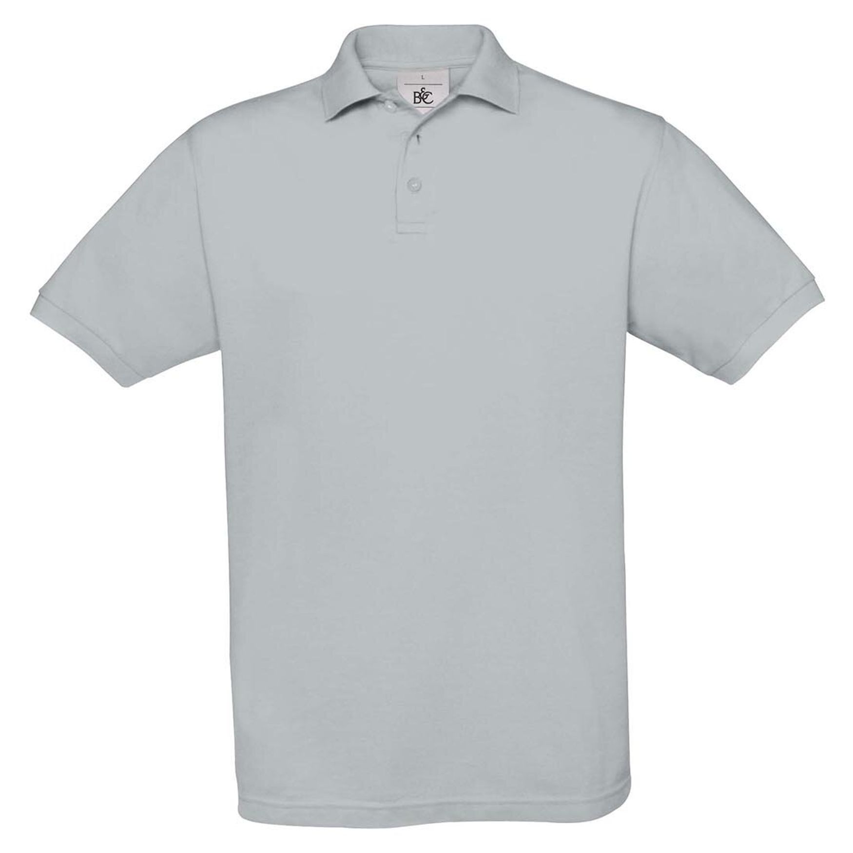 SAFRAN Polo coton boutons pu409 - Pacific grey