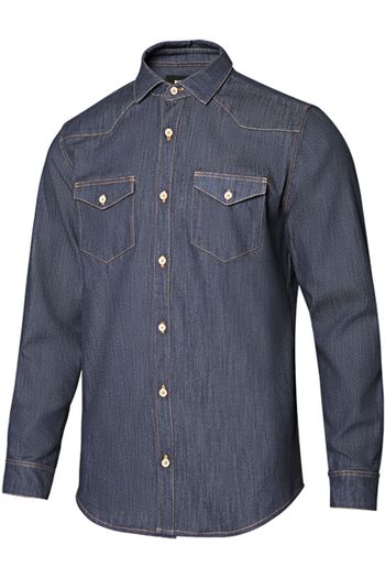Camisa de denim stretch para hombre 405006s - Denim