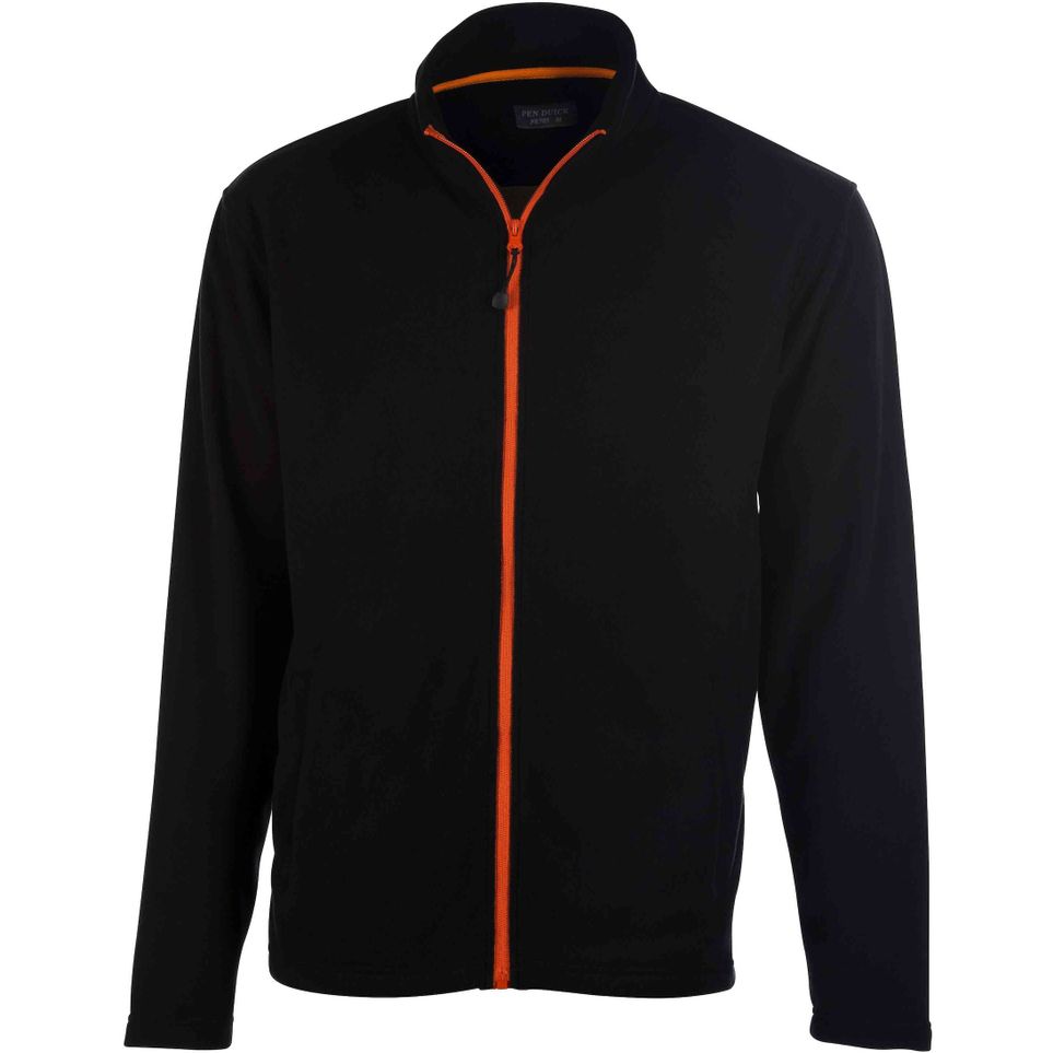 black/orange