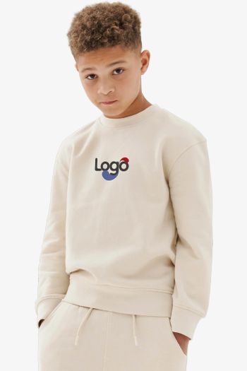 Image produit Kids' sustainable fashion curved hem sweat