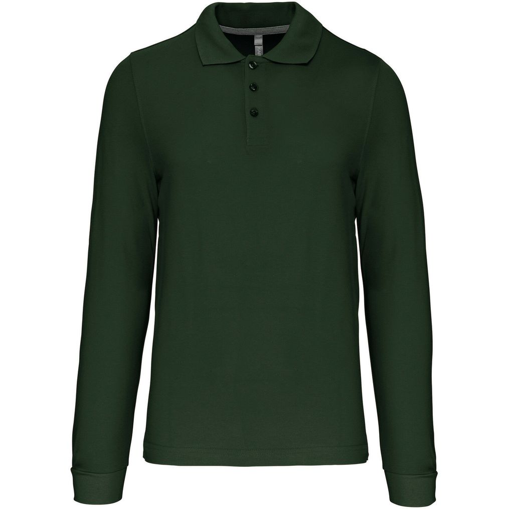 Image produit Langarms Polo Mann k243