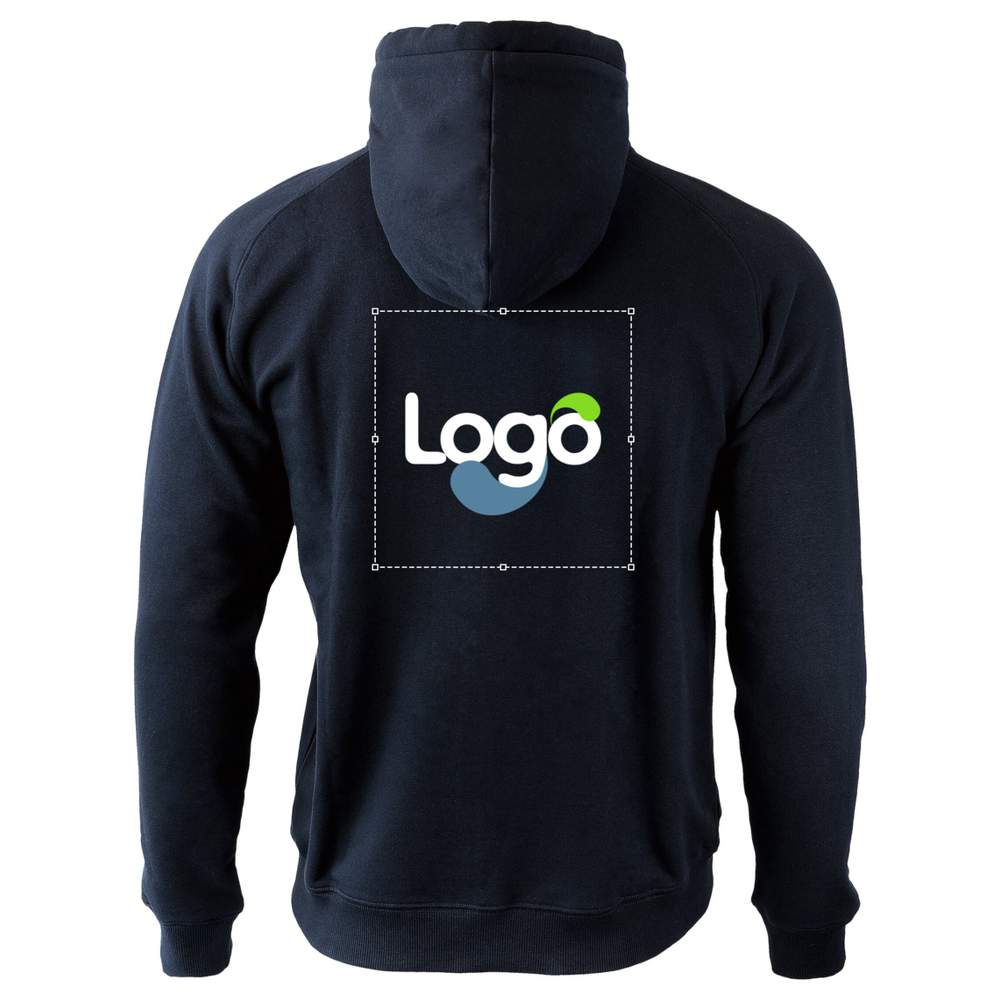 NIMBUS PLAY Lenox hombres Sudadera con cremallera y capucha personalizable con su visuel leno-m - Navy