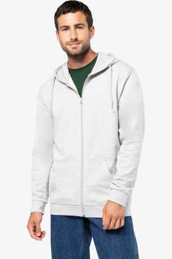 Image produit Sudadera con capucha reciclada con cremallera k4042
