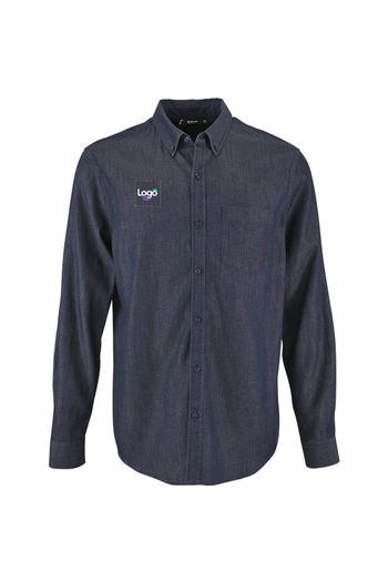 Camicia Barry men uomo cotone 02100 - Denim brut
