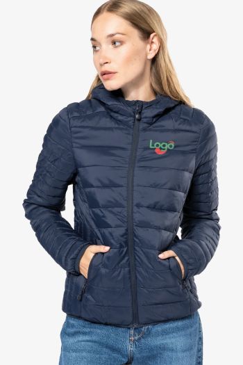 Image produit Jaqueta de penugem leve com capuz mulher k6111