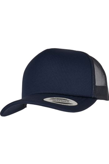 Gorra de camionero curva con visera de espuma 6320 - Navy