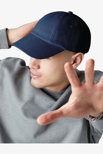 Image produit Casquette aus dickem Baumwollserge niedriges Profil b58