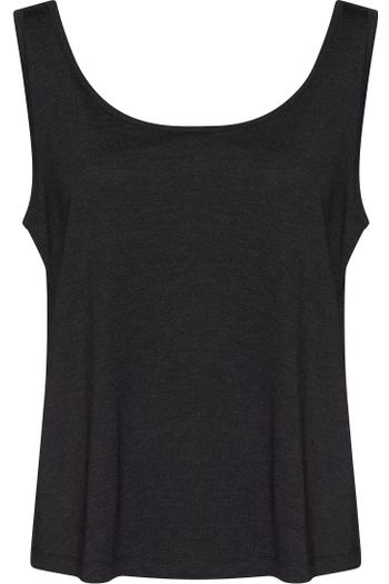 Camiseta sin mangas para mujeres Vestido de verano jt017 - Heather black