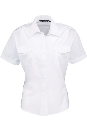 Koszula pilota dla kobiet pr312 - White