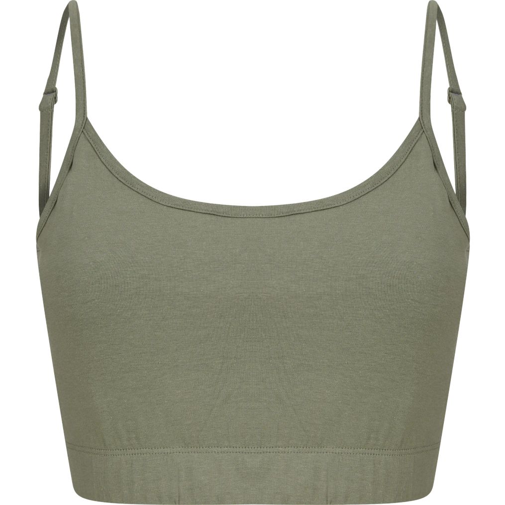 Image produit Women's sustainable fashion cropped cami top Damen-Crop-Top-Trägertop sk230