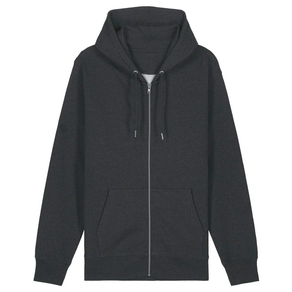 Cultivator 2.0 Vêtement coton zippé personnalisation stsu179 - Dark heather grey