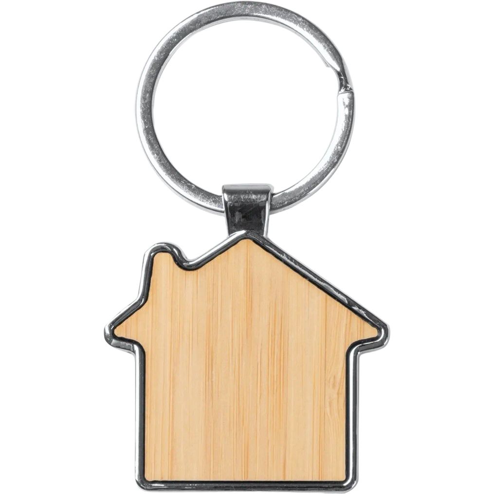 Image produit DUPLEX bamboo metal keychain ko1148