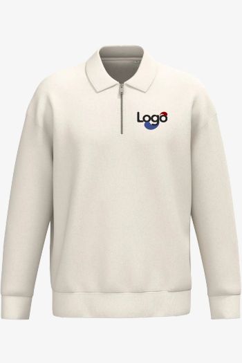 Image produit Sweat quart zip col polo ns432