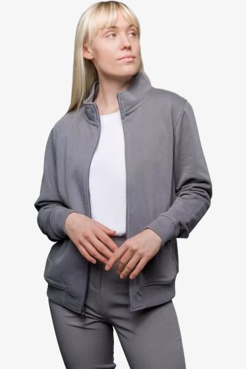 Giacca con zip da donna felpa con zip 1002