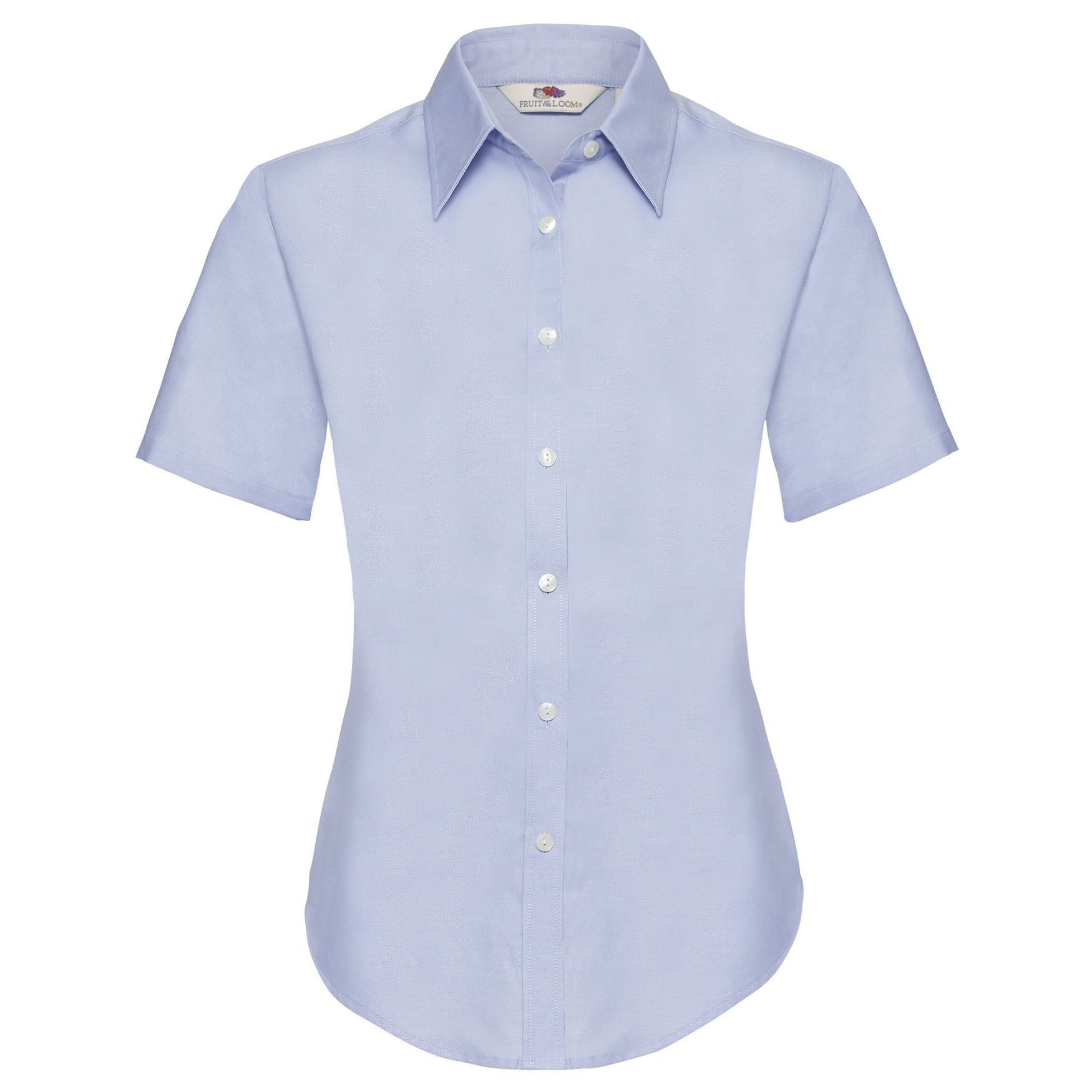 Kurzarm oxford hemd lady-fit 65-000-0 - Bleu oxford