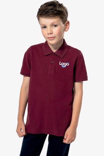 Image produit Polo Piqué Bio180 Enfant Polo enfant k2029