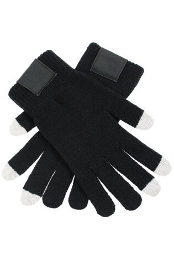 Touch screen gloves Gant acrylique tactile 1868 - Black / Grey