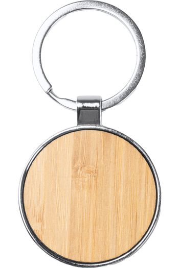 Karby Llavero de bambú y metal ko1147-ro - Bamboo