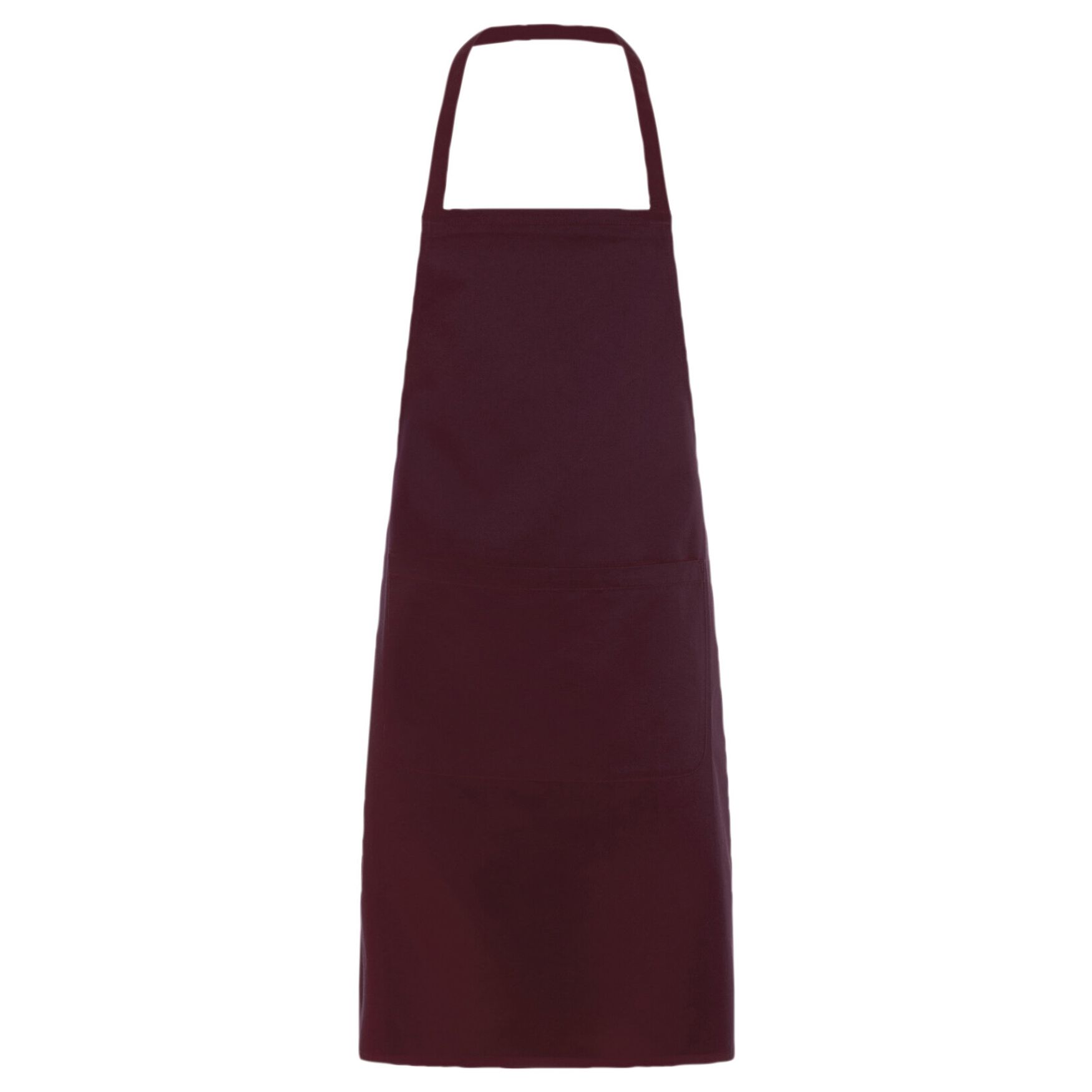 Grembiule lungo con tasca Gramercy 01744 personalizzabile - Bordeaux