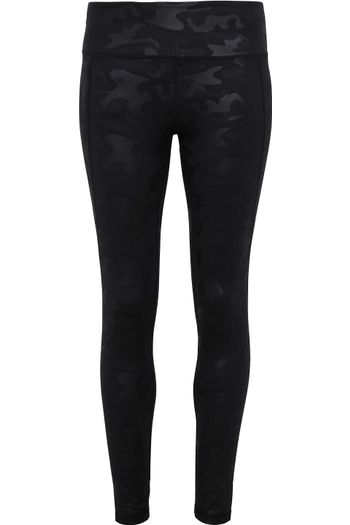 Performance-Leggings für Damen tr038 - Black camo