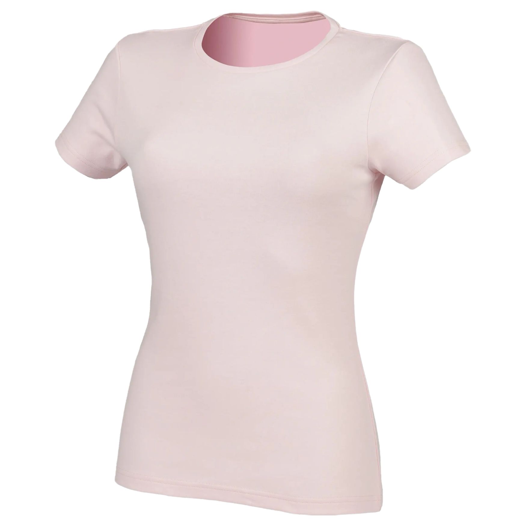 Women's feel good stretch tee-shirt sk121 - Baby pink