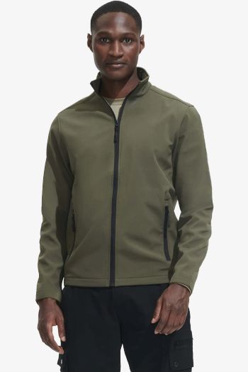 Image produit Race men Softshell di poliestere elastico zip 01195
