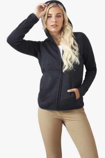 Image produit Lux Hooded Knitfleece Jacket Women Fleece st5560